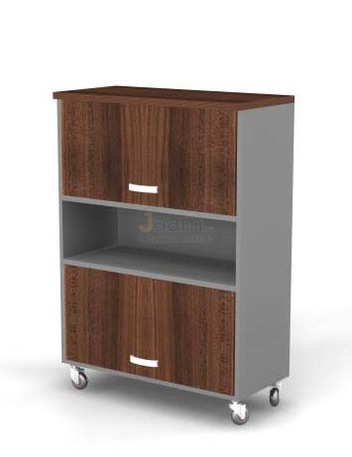 Мебель для персонала Шкаф открытый, 2 глухие лифт-двери BR82.0366