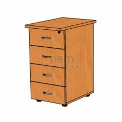 Мебель для персонала Офисная тумба приставная с замком ТФ222