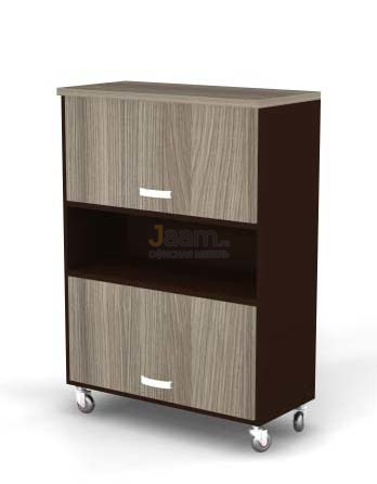 Мебель для персонала Шкаф открытый, 2 глухие лифт-двери BR82.0366