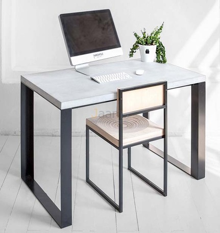 Мебель для персонала Стол рабочий METALSTRIPE МИКРОЦЕМЕНТ