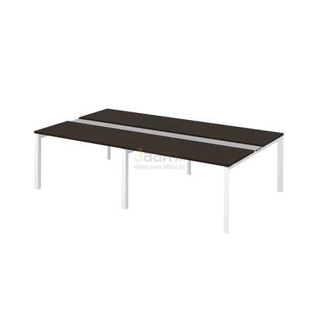 Мебель для персонала Рабочая станция на металлокаркасе ПК-ТНП-СР280Х160Н4/МК/БЭ/КК