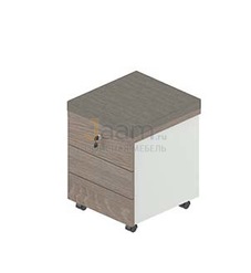 Мебель для персонала Тумба мобильная с мягкой накладкой и усиленными опорами RP-32