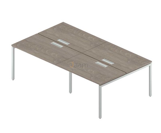 Мебель для персонала Двойная группа сдвоенных столов с люком RM-4.1(x4)+F-52