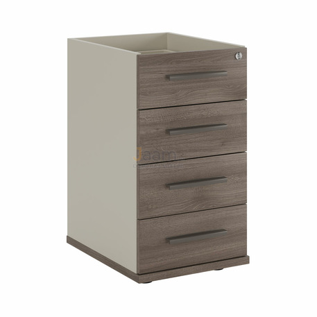 Мебель для персонала Офисная тумба приставная без топа 4 ящика New Line NLN36330521