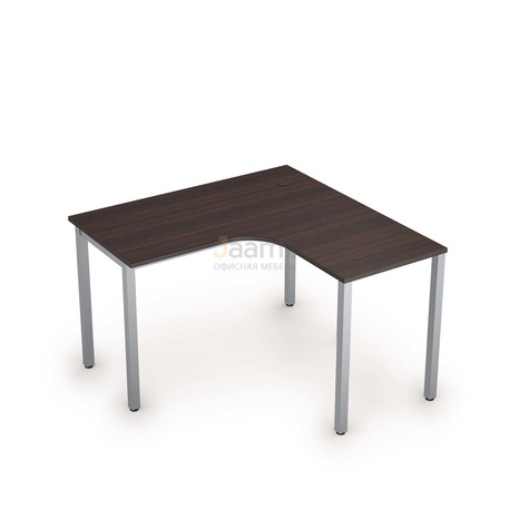 Мебель для персонала Стол криволинейный на металлических опорах правый 2М.129