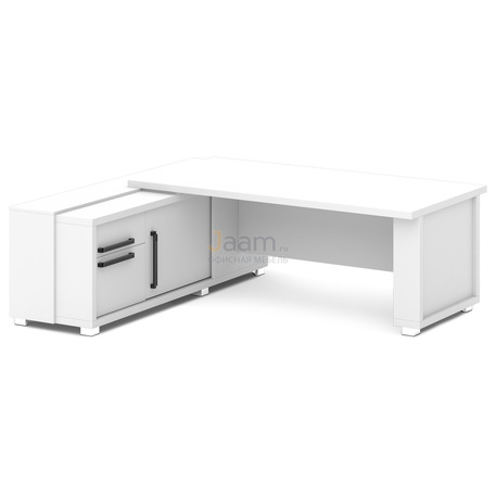 Кабинет руководителя Стол руководителя с тумбой-греденцией L-117пр/л