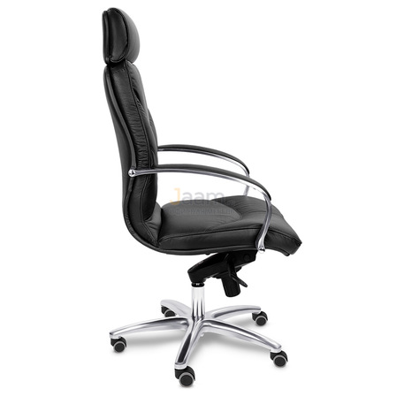 Кресло LEEDS CHROME A кожа+кож.зам.