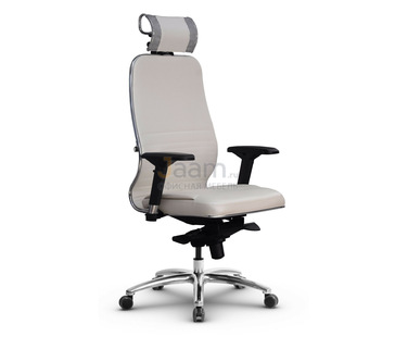 Кресло для руководителя SAMURAI KL 3.04 Белый Лебедь