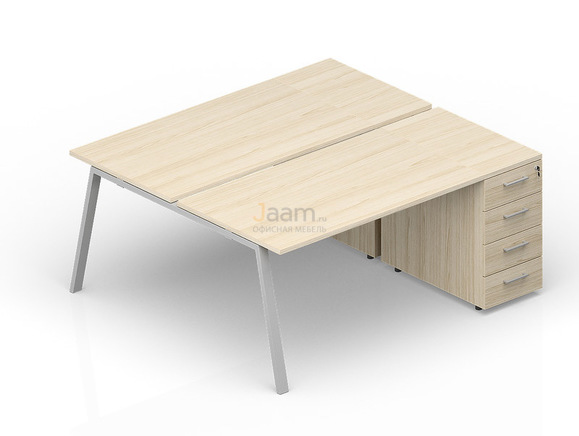 Мебель для персонала Составной стол с приставными тумбами AR2TPS148N072