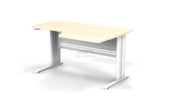 Мебель для персонала Стол эргономичный L-обр. каркасе правый B142М