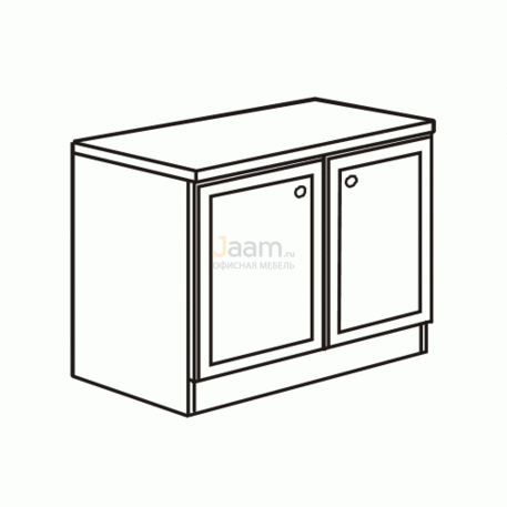 Мебель для гостиниц Офисная тумба с дверками R6203