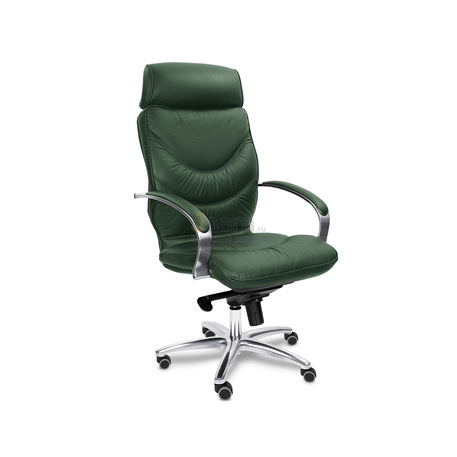 Кресло LEEDS CHROME A кожа+кож.зам.