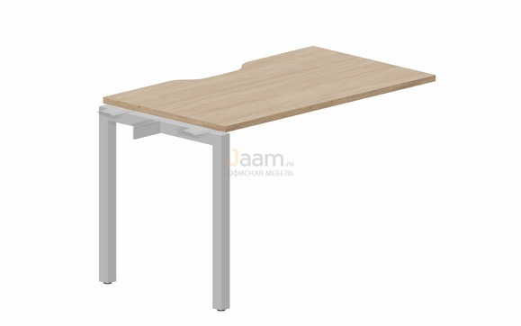 Мебель для персонала Стол приставной PENPV127 (с эргономичным вырезом)