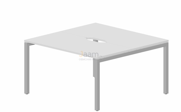Мебель для персонала Составной стол на 2 рабочих места PEN2TV147 (2 эргономичных выреза)