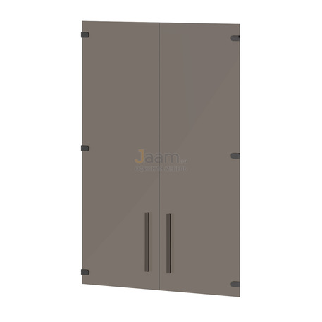 Мебель для персонала Двери стеклянные средние T-023