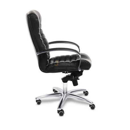 Кресло ORION CHROME B кожа+кож.зам.