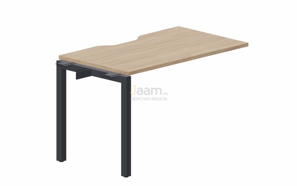 Мебель для персонала Стол приставной PENPV127 (с эргономичным вырезом)