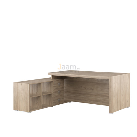 Кабинет руководителя Стол на опорной тумбе левый SOL297110