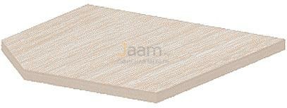 Кабинет руководителя Столешница стола для переговоров (правая) ПК-СЕ-ССМ80х80П/38