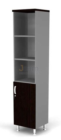 Мебель для персонала Стеллаж полуоткрытый 5-ур., глухая R-дверь BR81.0503