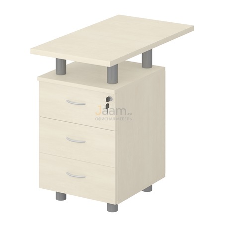 Мебель для персонала Офисная тумба приставная ПК-ССМ-ТМП45Х80Я3