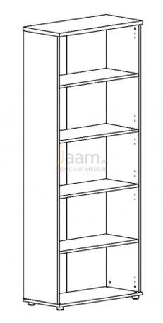 Мебель для персонала Стеллаж высокий 375 БП