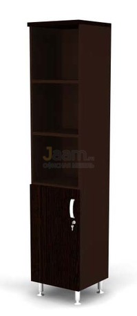 Мебель для персонала Стеллаж полуоткрытый 5-ур., глухая L-дверь BR81.0504