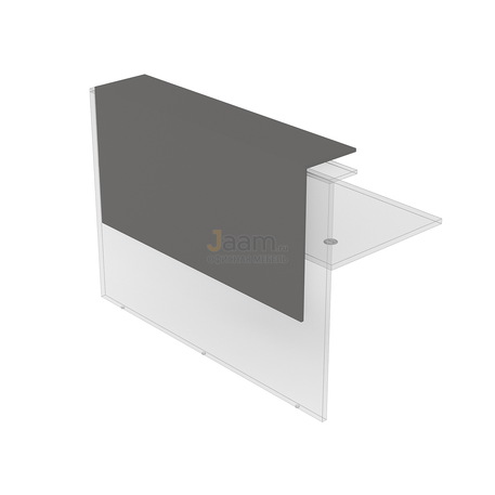 Стойка ресепшн Фартук прямой 1ПФ.004 2