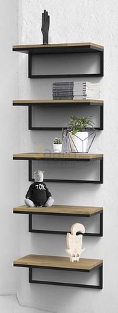 Мебель для персонала Стеллаж низкий из полок METALFRAME OAK