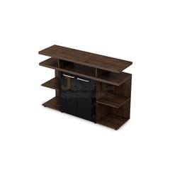 Кабинет руководителя Офисный шкаф низкий со стеклом 4ШН.012.2