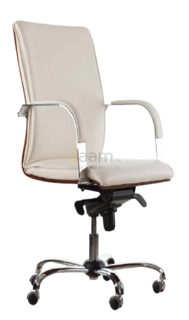 Кресло Лондон/П Люкс Кожа нестандартная/база алюминий