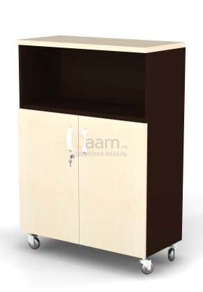 Мебель для персонала Шкаф мобильный комбинированный, полуоткрытый BR82.0343