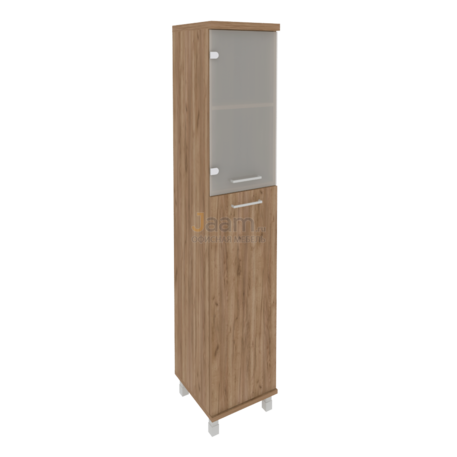 Кабинет руководителя Офисный шкаф высокий узкий левый KSU-1.7 Л