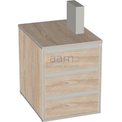 Мебель для персонала Тумба приставная с замком V-3.1ц/з