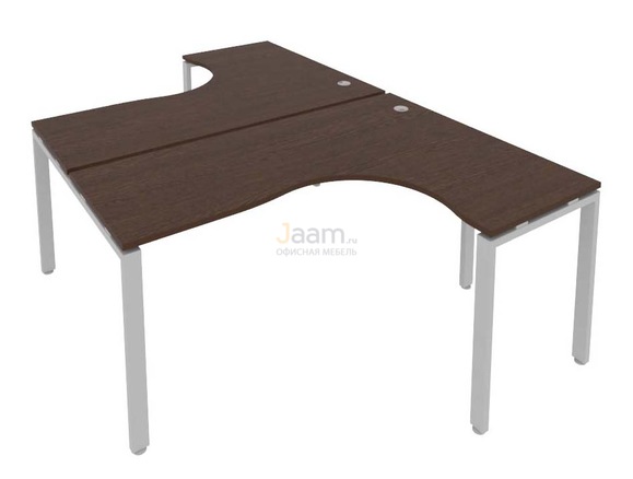 Мебель для персонала Рабочая станция криволинейная Б.РАС-СА-2.4
