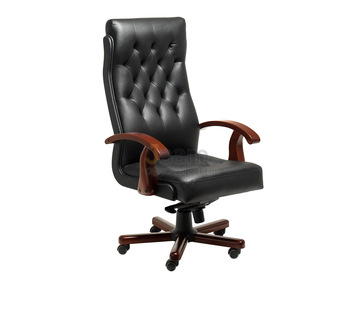 Кресло для руководителя DARWIN A кожа+кож.зам.