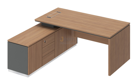 Кабинет руководителя Стол на опорной тумбе левый СИ 107л