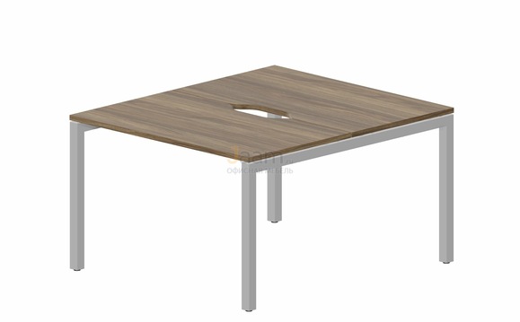 Мебель для персонала Составной стол на 2 рабочих места PEN2TV127 (2 эргономичных выреза)