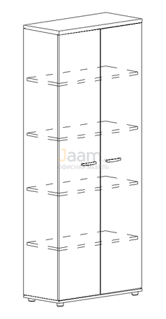 Мебель для персонала Офисный шкаф для документов закрытый А4 9372