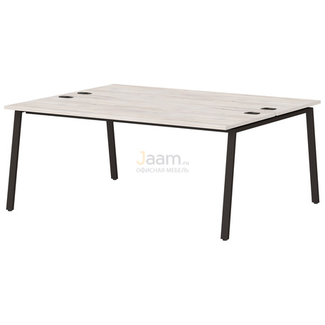 Мебель для персонала Стол-тандем на металлокаркасе T-141