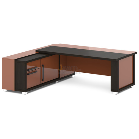 Кабинет руководителя Стол руководителя с тумбой-греденцией L-117пр/л