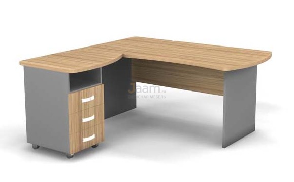 Мебель для персонала Угловое рабочее место левое L B198