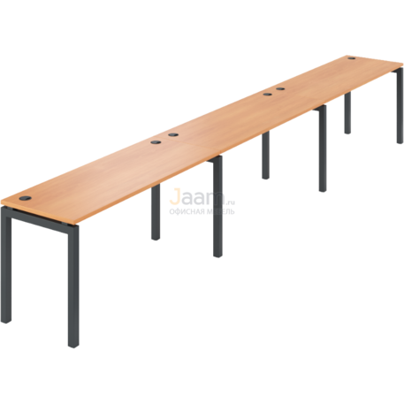Мебель для персонала Бенч линейный на 3 рабочих места АМБЛ-004.60-3
