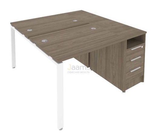 Мебель для персонала Рабочая станция с опорной тумбой Б.РС-СТП-2.1