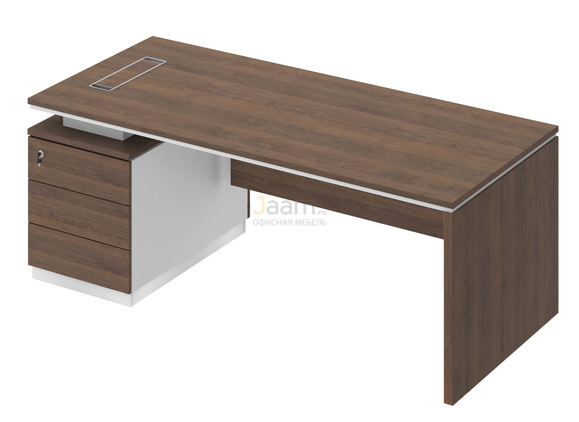 Кабинет руководителя Стол на опорной тумбе левый СИ 110л