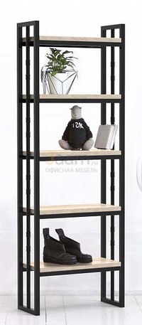 Мебель для персонала Стеллаж средний OLD ZINGER OAK