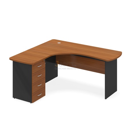 Мебель для персонала Стол эргономичный левый ПК-СТС-СТЭТ168Х149Л/Д