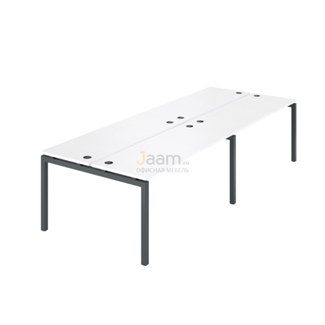 Мебель для персонала Бенч двойной на 4 рабочих места АМБ-004.60-4